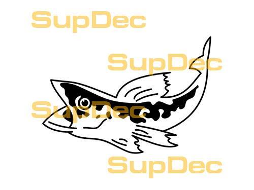 FISH Vinilo Arte Pared Ventana Baño Pegatina Adhesiva removible #5
