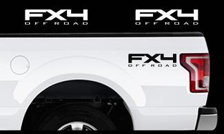 2009 - 2016 Ford F-150 Fx4 OFF ROAD Truck Bed Off Road Decal Set Vinilo Pegatinas