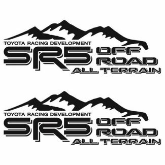 Toyota SR5 Off Road All Terrain Racing Tacoma Tundra 2 Pegatinas Calcomanías Vinilo