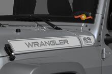 Jeep Wrangler 97-06 4x4 Off Road TJ Vinilo Hood Pegatinas Calcomanías set TJ Juego de rayas de 4 piezas
 2
