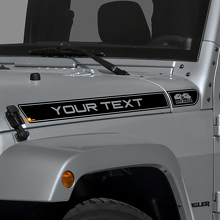 Etiqueta adhesiva de vinilo con logo 4x4 Off Road personalizado para capó, para Jeep Wrangler TJ 3
