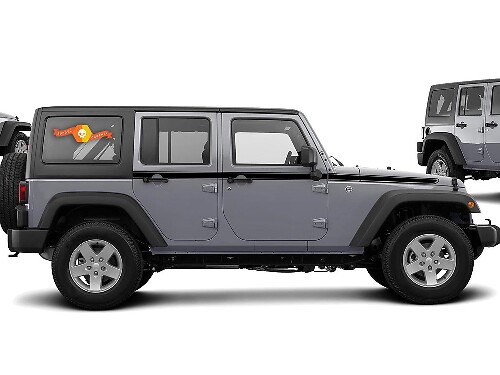 Kit de Vinilo de Franjas Laterales de Contorno para Jeep Wrangler JK JKU