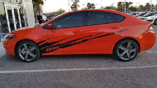 Adhesivo Dodge Dart splash 2 LADOS