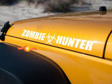Kit de vinilos adhesivos Zombie Hunter Hood para Jeep Wrangler_2