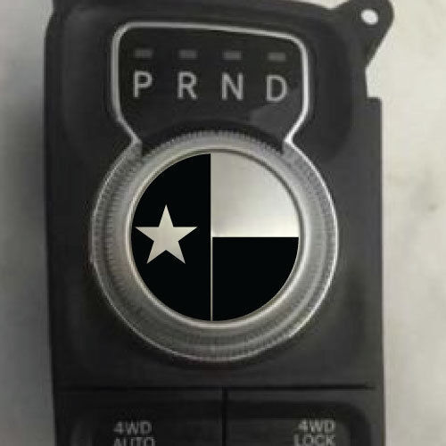Dodge Ram Texas bandera Shift Knob calcomanía vinilo gráfico EE. UU.