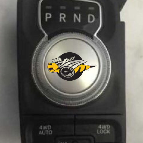 Dodge Ram Stinger Edition Rumble Bee logo Shift Knob calcomanía vinilo gráfico