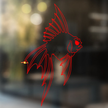 Pegatina adhesiva universal de vinilo Veiltail Goldfish_2