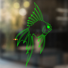 Pegatina adhesiva universal de vinilo Veiltail Goldfish_3