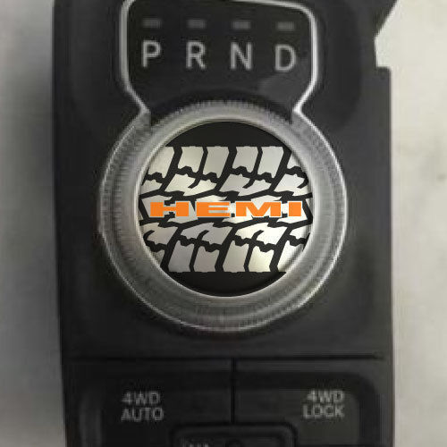 Dodge Ram Rebel Hemi Shift Knob calcomanía gráfico vinilo Gear Drive Neutral