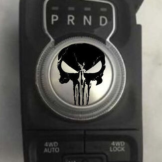 Dodge Ram Punisher Grunge Shift Knob Decal Sticker Gráfico Vinilo Rebel Shifter