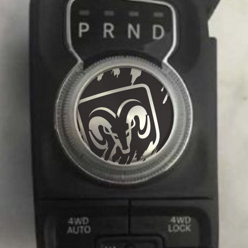 Dodge Ram Logo Grunge Rebel Hemi Shift Knob calcomanía pegatina vinilo gráfico Drive