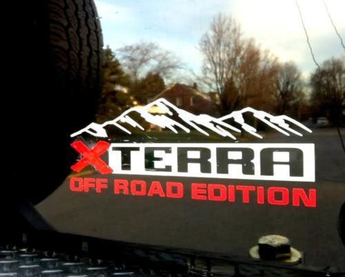 Kit de vinilos para portón trasero y laterales edición Off Road Mountain para Nissan Xterra