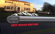 Kit de vinilos para portón trasero y laterales edición Off Road Mountain para Nissan Xterra_2