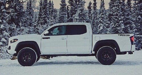 Adhesivo de Vinilo con Logo TRD Pro para la Cabecera de la Cama de Toyota Tundra