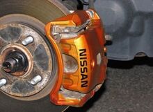 Juego de adhesivos de vinilo para pinzas de freno Nissan alta temperatura para coches Nissan_2