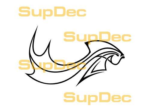 PESCADO Vinilo Arte Pared Ventana Baño Pegatina Calcomanía removible #16
