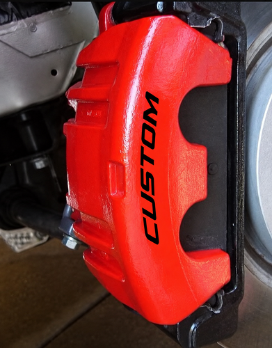 Calcomanía Universal de Vinilo con Letras para Pinzas de Frenos CUSTOM para Dodge Charger