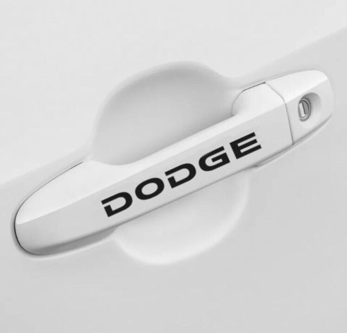 Juego de calcomanías de vinilo para llantas y manijas de puerta para vehículos Dodge