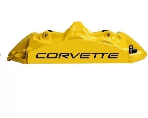 Pinza de freno Corvette de alta temperatura. Pegatinas de vinilo 6X
