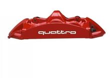 Conjunto de 8 Calcomanías de Vinilo de Alta Temperatura para Caliper de Freno Audi Quattro_2