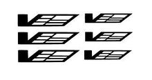 Calcomanías de vinilo para pinza de freno con logotipo de Cadillac CTS-V 09-15 (cualquier color) 2