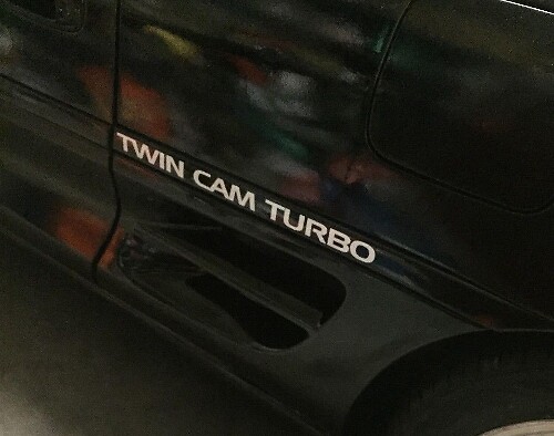 Juego de adhesivos laterales de vinilo Twin Cam Turbo para Toyota MR2 SW20 1991-1999