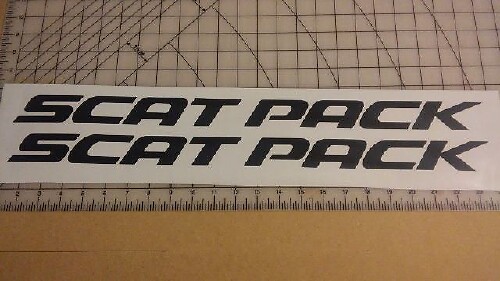 Vinilos laterales Scat Pack para Dodge Charger Challenger Dart