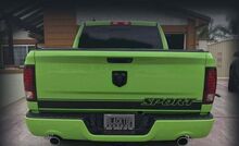 RAM 1500 SPORT calcomanía de rayas para portón trasero Hemi Dodge Truck 5.7 2014-2018
 2