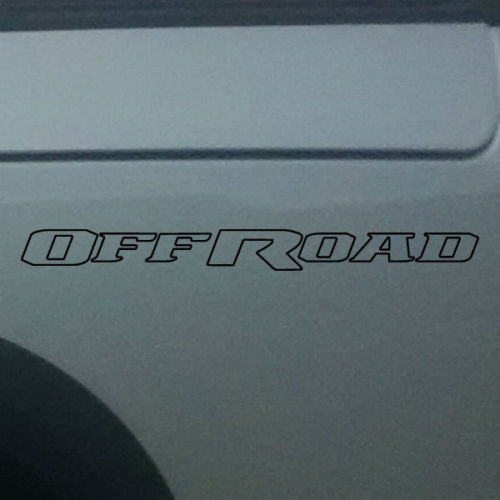 Adhesivo de Vinilo de Letras Rebel & Off Road para RAM 1500 Rebel