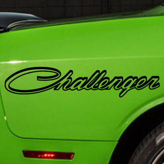 Dodge Challenger Logo gráfico vinilo calcomanía pegatina vehículo coche opciones reflectantes