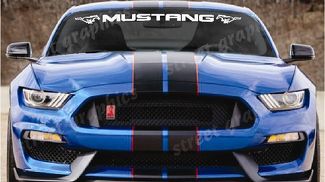 Ford Mustang negrita texto GT parabrisas logo texto banner vinilo calcomanía pegatina 3.5x45