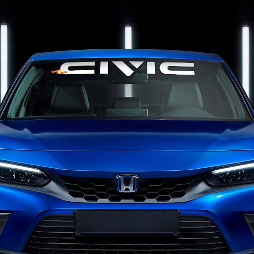 Vinilo Adhesivo para Parabrisas Civic para Honda Civic