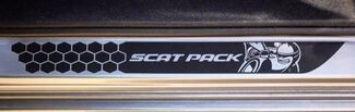 SCAT PACK Challenger Umbral de puerta Calcomanías Dodge Honeycomb 2015 2016 2017 2018 392 Scatpack