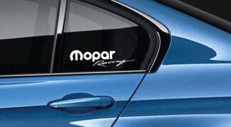 Mopar Racing Decal Sticker logo Mopar Dodge Racing HEMI Hellcat Nuevo EE. UU. Par