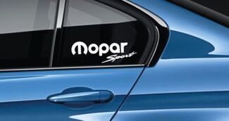 Mopar Sport Decal Sticker Mopar Racing Hellcat Ram Hemi SRT EE. UU. Par