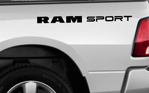 1500 2500 Dodge Ram Sport pegatinas de vinilo calcomanías personalizadas logo mopar 5.7 L Rebel RT №1