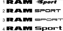 1500 2500 Dodge Ram Sport pegatinas de vinilo calcomanías personalizadas logo mopar 5.7 L Rebel RT №2 2