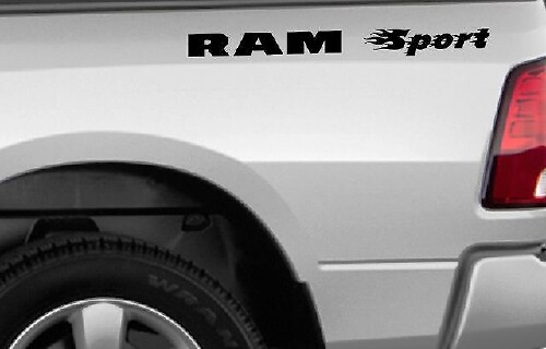 Vinilo adhesivo lateral de estilo personalizado Ram Sport para Dodge Ram 3500