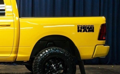 Pegatina de vinilo de estilo Ram Hemi para lateral de cama Dodge Ram 2500