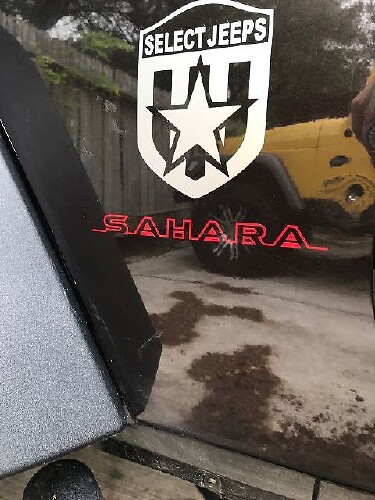 Juego de vinilos laterales estilo Sahara para Jeep Wrangler