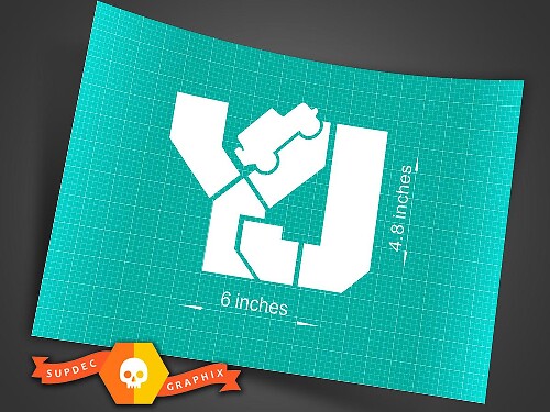 Jeep YJ Wrangler Calcomanías pegatinas campana puerta guardabarros YJ rubicon