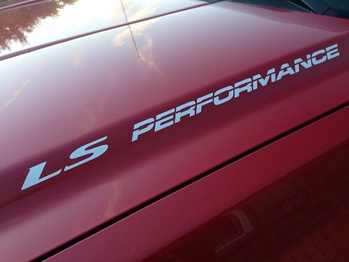 Calcomanías adhesivas para capó LS,LS3,LS6 PERFORMANCE para Chevy, GMC, Silverado, Sierra
