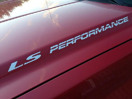 Kit de Vinilo de Calcomanías para Capó LS Performance para Chevy GMC Silverado Sierra