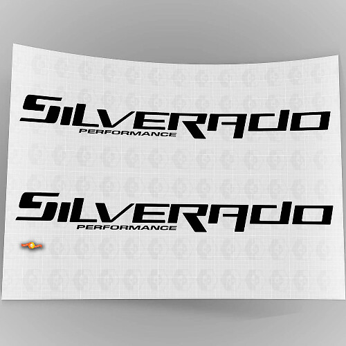 Calcomanía de vinilo de alto rendimiento para Chevy Silverado