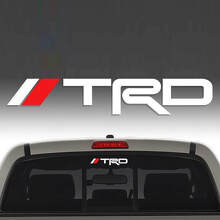 Vinilo adhesivo estilo TRD para ventana trasera de Toyota Tacoma Tundra_2