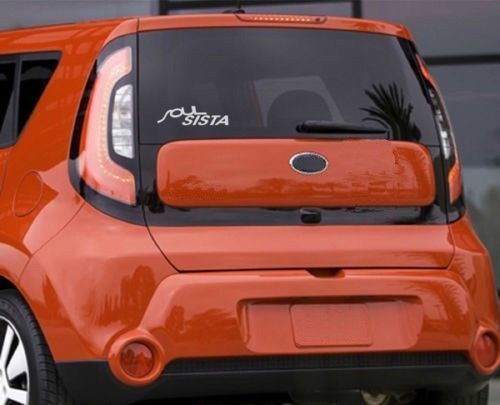 SISTA Calcomanía de vinilo con rayas gráficas para KIA SOUL
