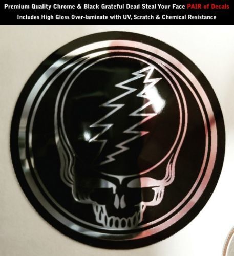 Pegatina Universal de Vinilo Grateful Dead Steal Your Face