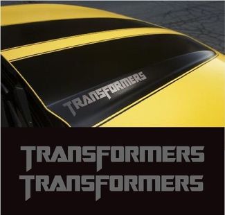 Camaro Ss Autobot Transformers Edition Hood Calcomanías Pegatinas Bumblebee