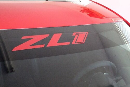 Calcomanía de pegatina ZL1 Camaro, gráfico del parabrisas, Camaro SS, gráfico de cejas LT
