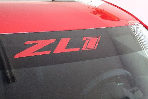 Adhesivo Vinilo Ceja para Parabrisas ZL1 para Chevrolet Camaro SS LT